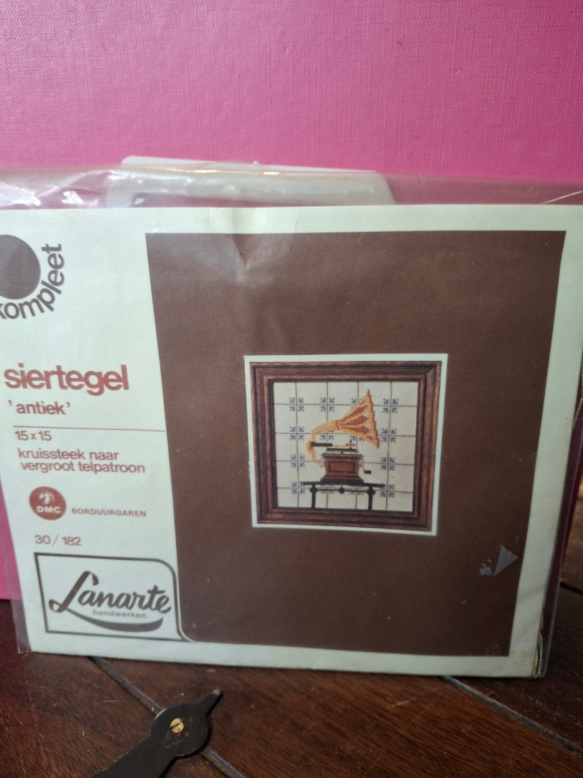 Antiek - oude gramofoon, Ophalen of Verzenden, Nieuw, Borduurpakket