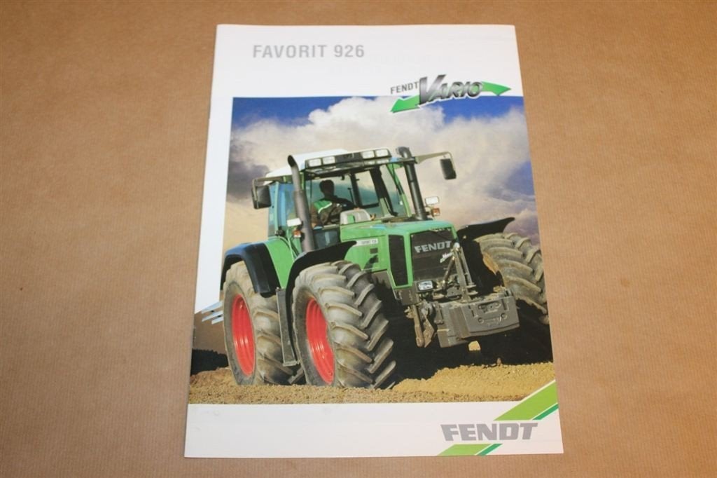 Traktor brochure - Fendt Favorit 926 - 1995, Ophalen of Verzenden, Zo goed als nieuw, Tractor en Landbouw
