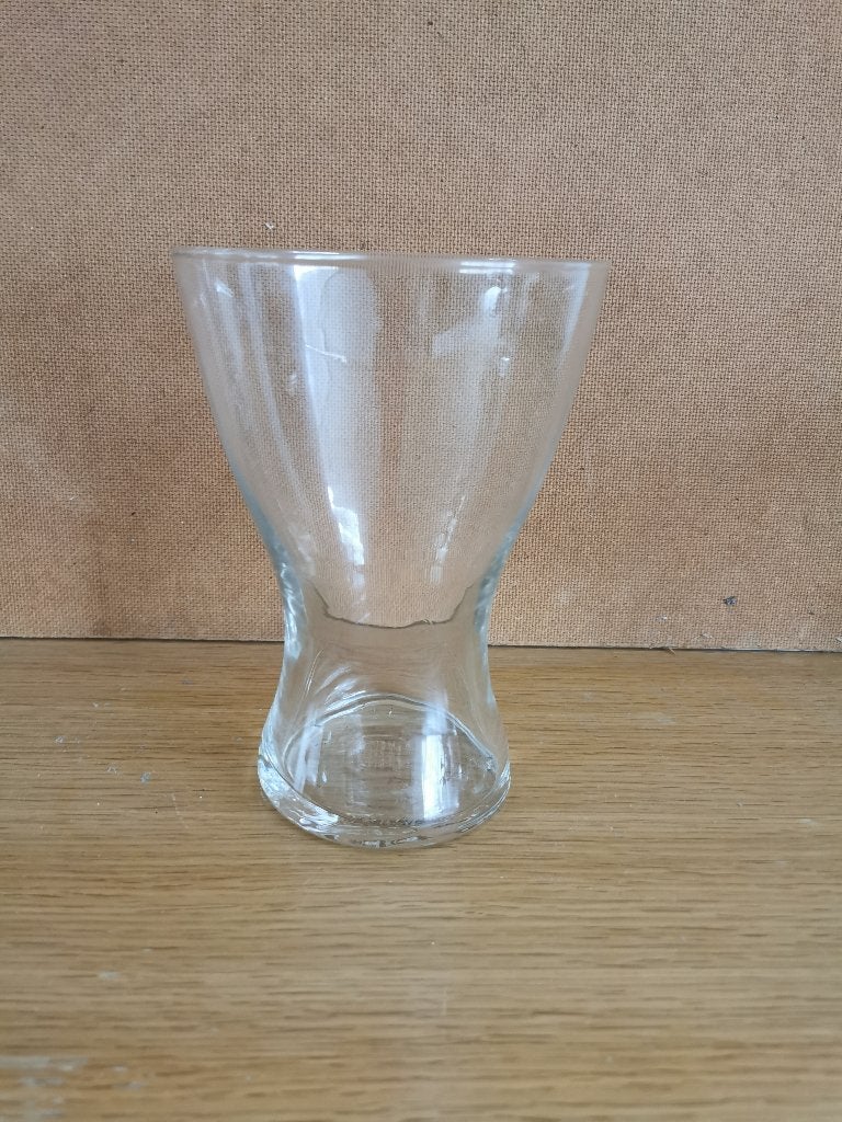 Glazen vaas hoogte 20 cm / diameter 14 cm, Ophalen of Verzenden, Nieuw, Glas