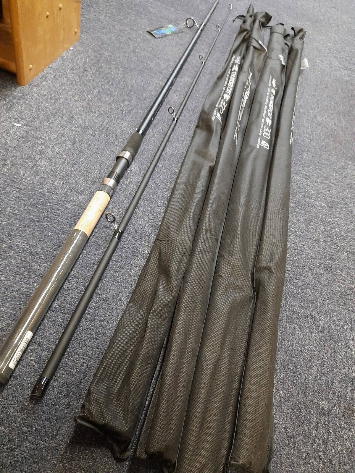 partij van 5 meervalhengels 3.00m 100-200gram, Info@kamasaki.com, Werphengel, Nieuw, Ophalen of Verzenden