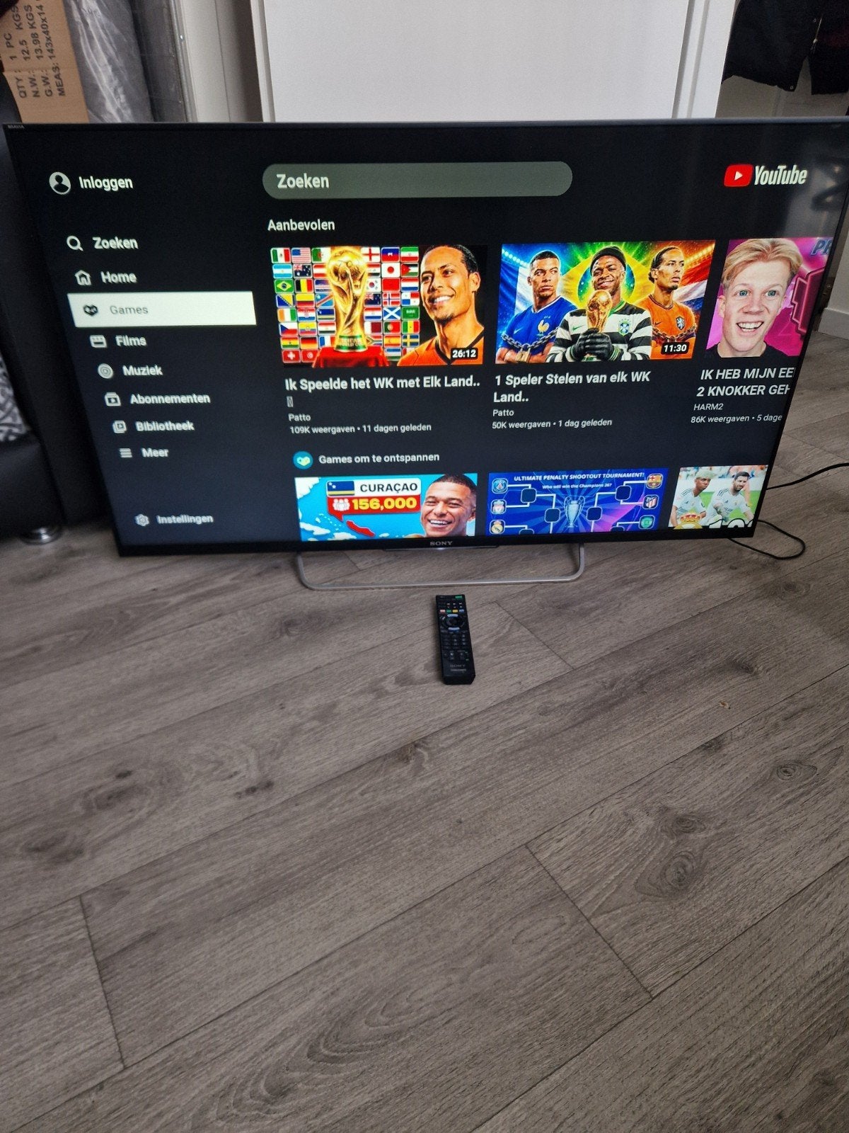 Sony smart tv 50 inch WIFI, Ophalen, Gebruikt, Smart TV, Sony