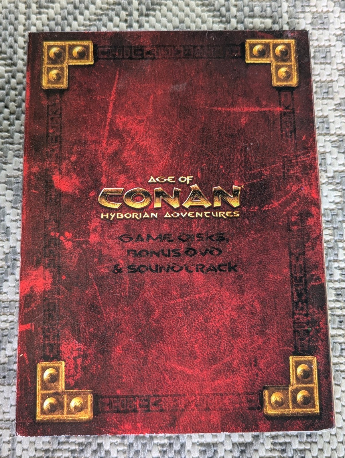 Box: zeldzaam Age of Conan: Hyborian Adventures compleet:, 1 speler, Ophalen of Verzenden, Gebruikt, Vanaf 12 jaar