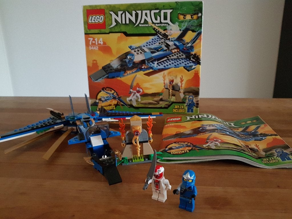 Lego Ninjago 9442 Jay's Stormfighter, Gebruikt, Inclusief instructies, Lego, Ophalen of Verzenden