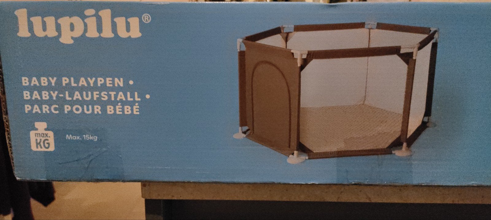 Lupilu Baby Box - Zeshoekig en Veilig, Ophalen, Zo goed als nieuw, Overige vormen