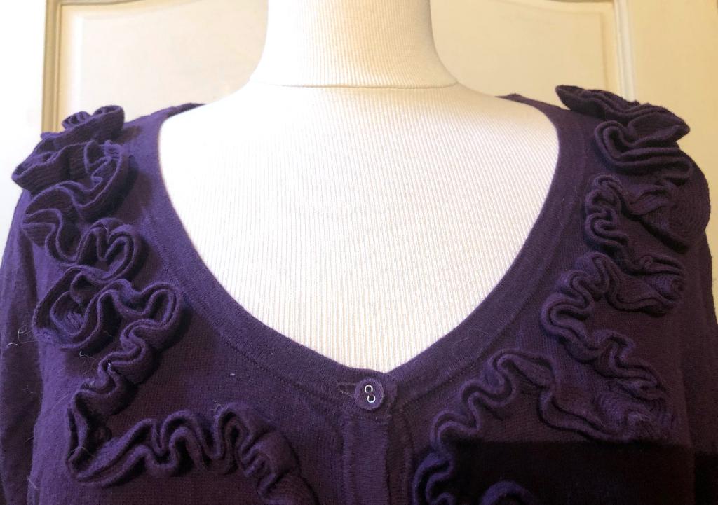 Promiss vestje aubergine mt xl, Kleding | Dames, Truien en Vesten, Promiss, Paars, Maat 46/48 (XL) of groter, Ophalen of Verzenden