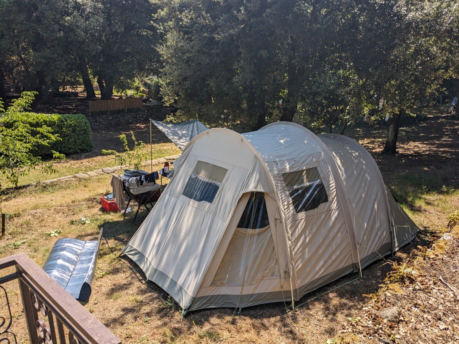 Nomad Makonde 4 Air familie tunnel tent inclusief grondzeil, Ophalen, Gebruikt, Tot en met 4