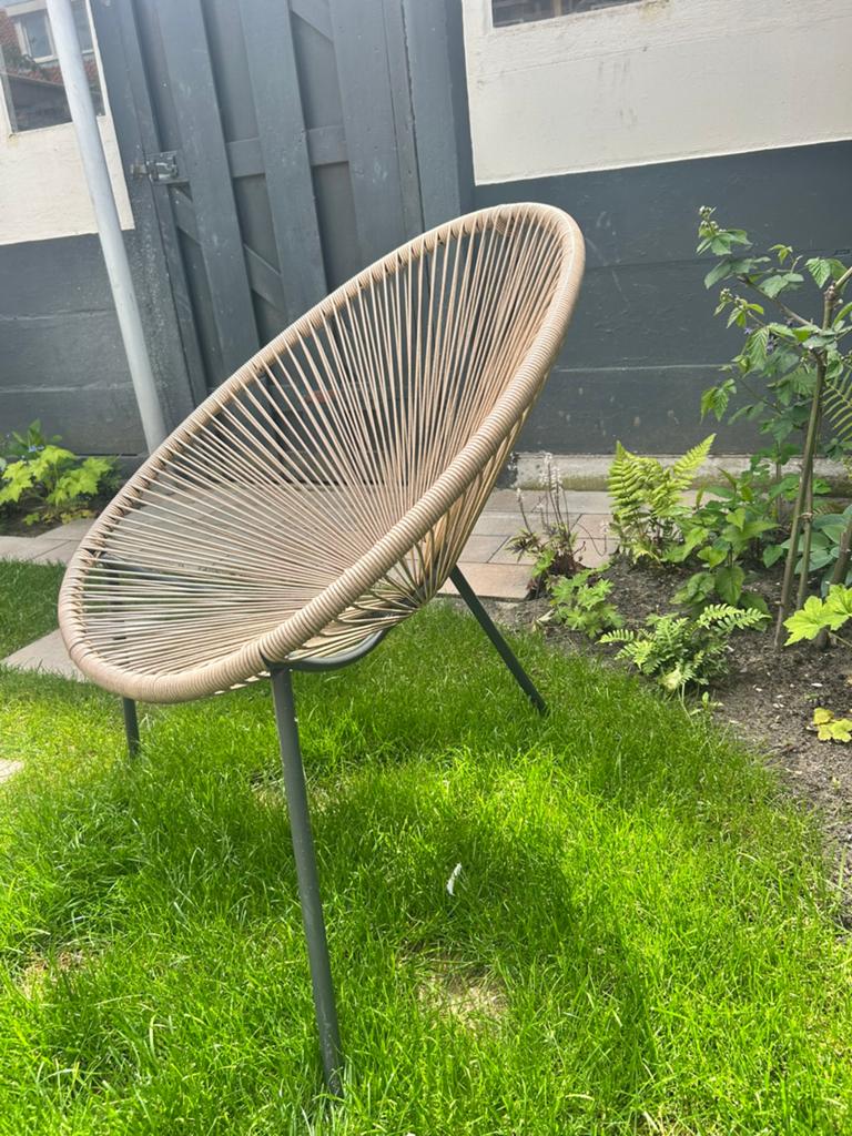 Loungestoel buiten of binnen - Tuinstoel Leenbakker, Ophalen, Zo goed als nieuw, Overige materialen