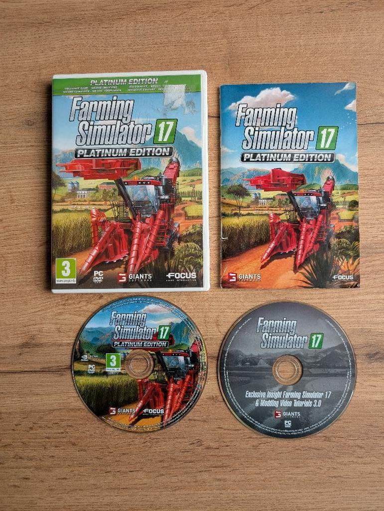 Farming simulator 17 PC CD-rom, 1 speler, Ophalen of Verzenden, Zo goed als nieuw, Vanaf 3 jaar