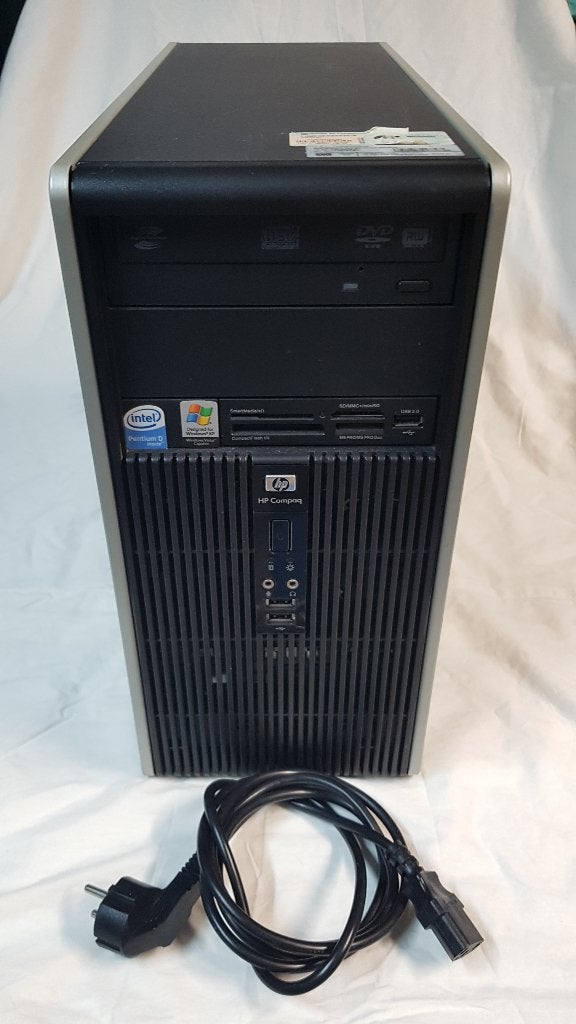 Desktop PC HP Compaq dc5700 Microtower, Computers en Software, Desktop Pc's, Gebruikt, 3 tot 4 Ghz, HDD, Minder dan 4 GB, Ophalen