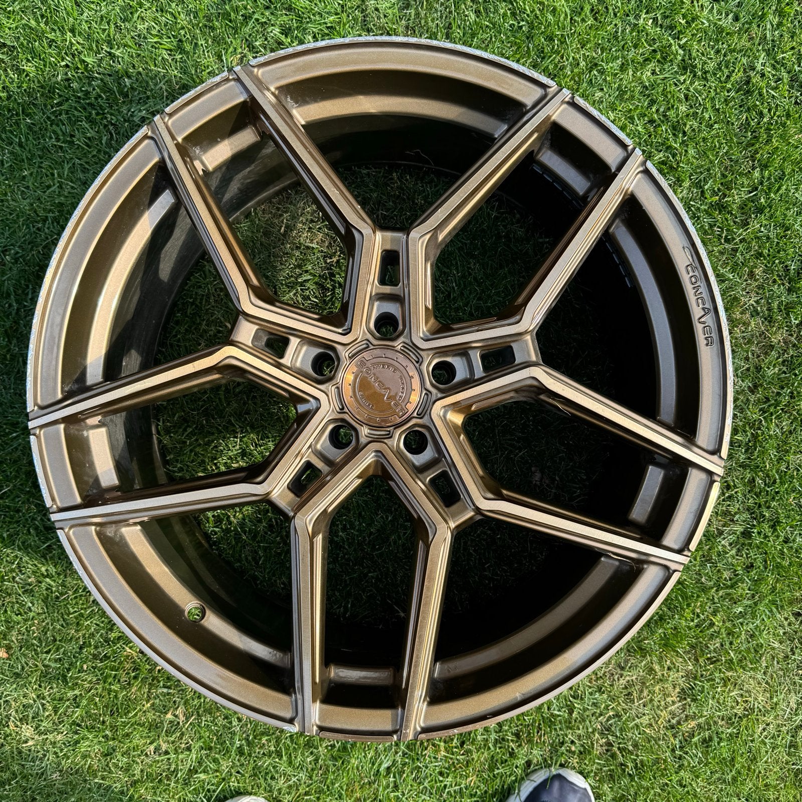 Concaver CVR5 bronze  275-30-21 audi rs7 velgen, Auto-onderdelen, Gebruikt, Velg(en), 275 mm, Personenwagen
