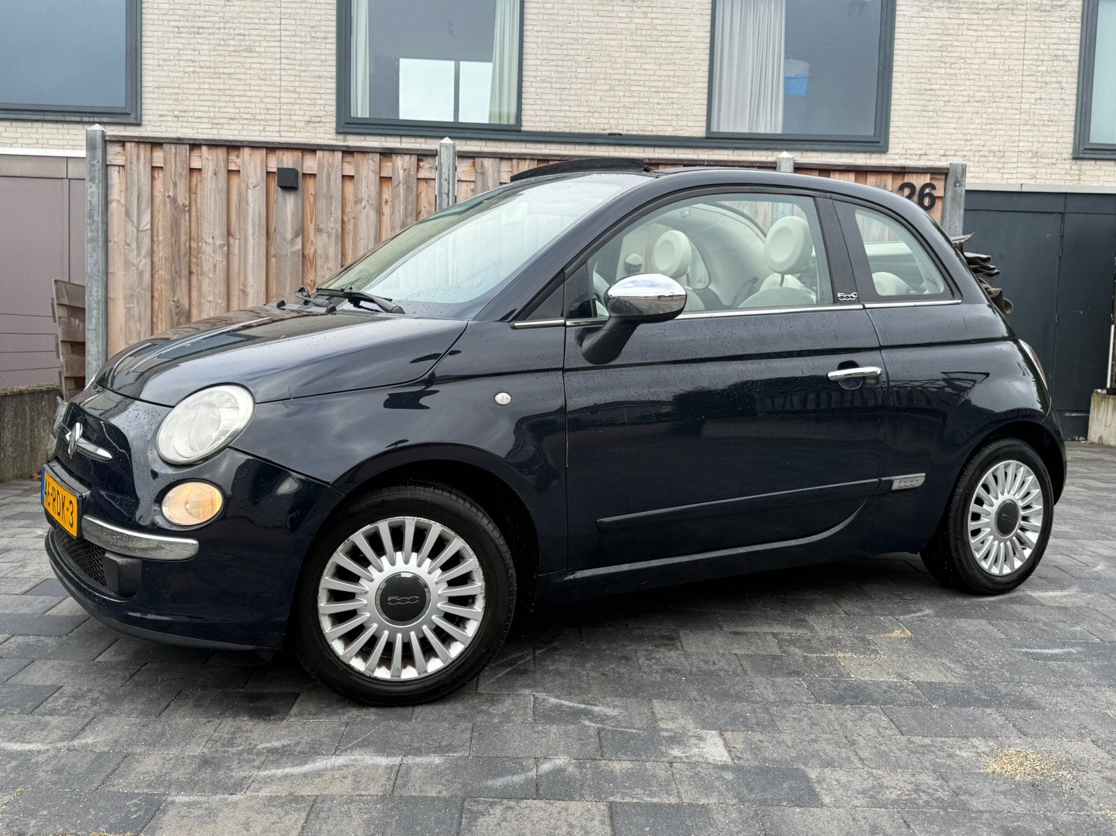 Fiat 500c 1.2 Lounge| cabrio| automaat|NAP| leder|start/stop, Auto's, Euro 5, 4 cilinders, Leder en Stof, Origineel Nederlands