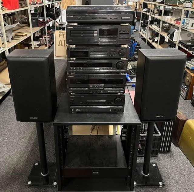 Pioneer Stereo HiFi Set met Kenwood Speakers, Ophalen of Verzenden, Gebruikt, Speakers, Pioneer