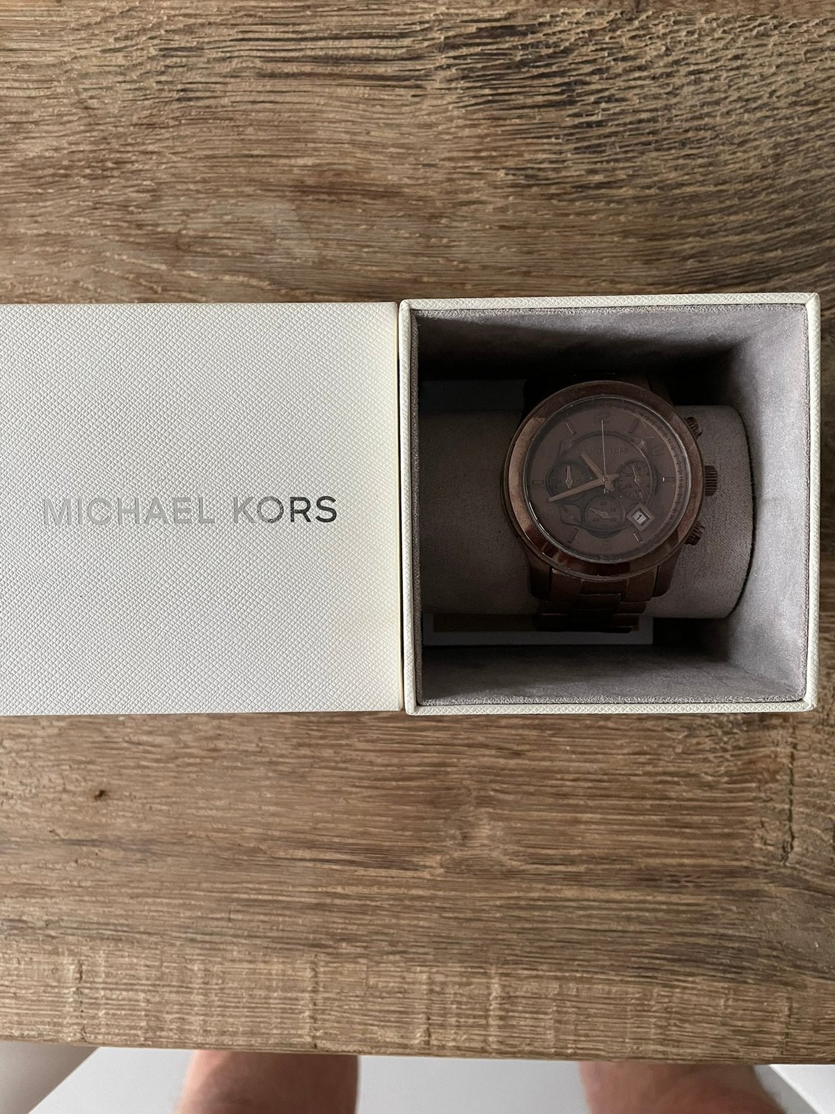 Michael kors horloge., Sieraden, Tassen en Uiterlijk, Overige merken, Staal, Gebruikt, Polshorloge