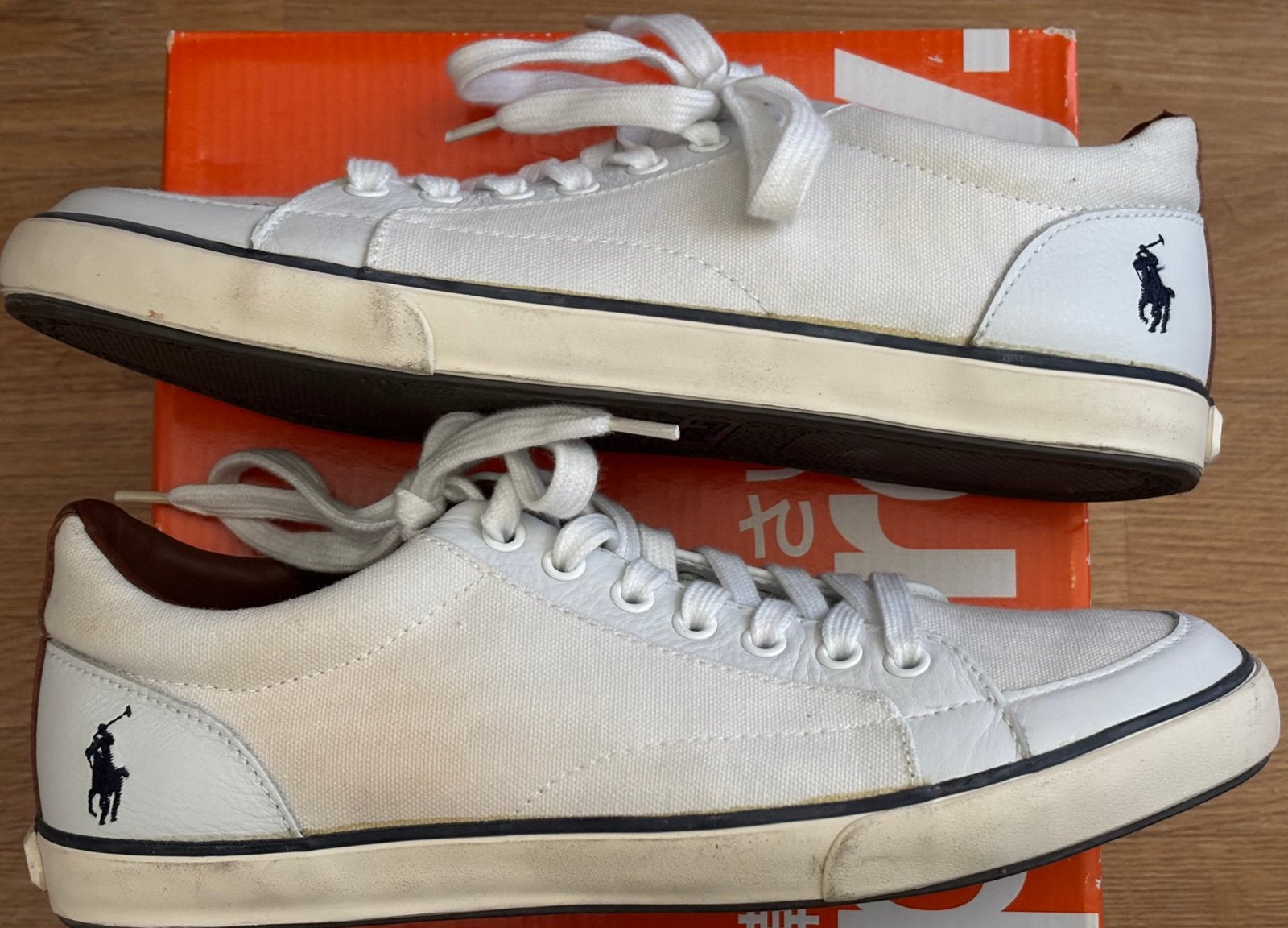 Polo Ralph Lauren sneakers maat 42 schoenen wit origineel, Ophalen, Wit, Sneakers of Gympen, Zo goed als nieuw