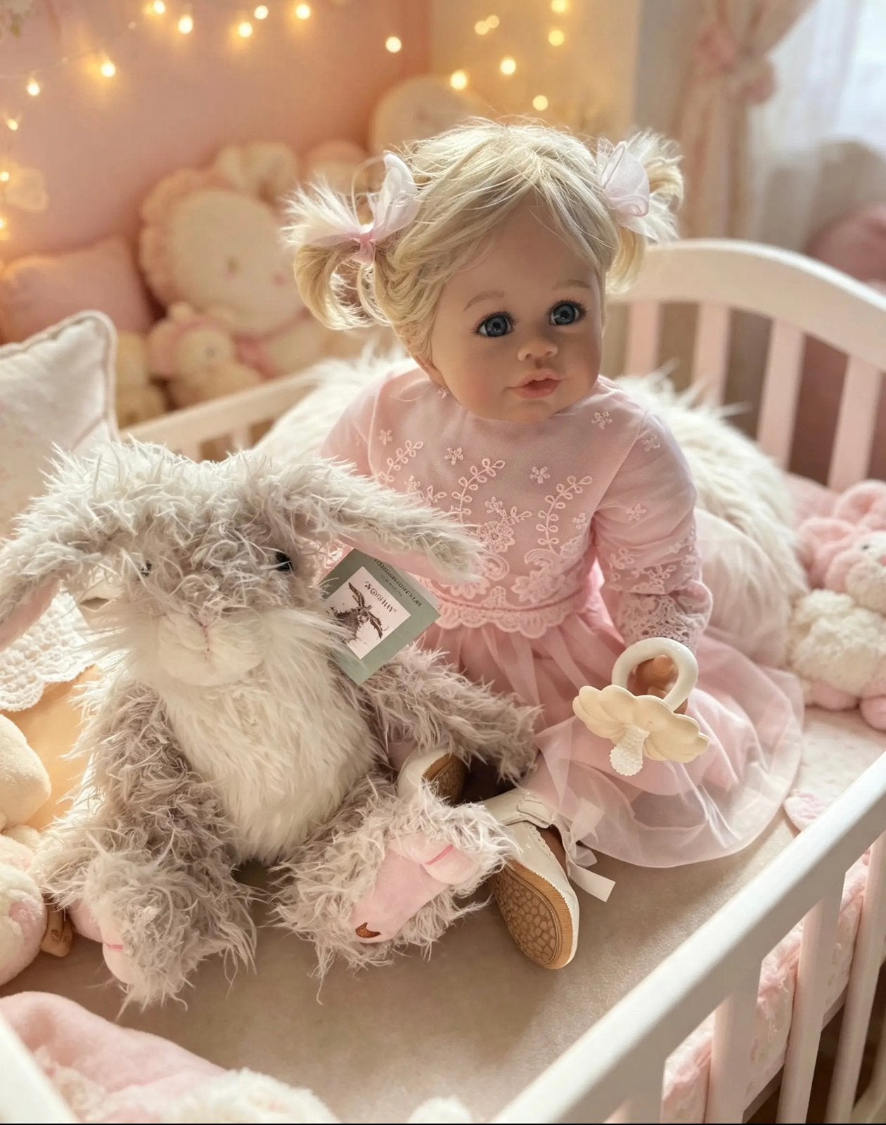 Reborn peuter Masterpiece gelimiteerd met certificaat 🎀, Verzamelen, Verzenden, Zo goed als nieuw, Pop