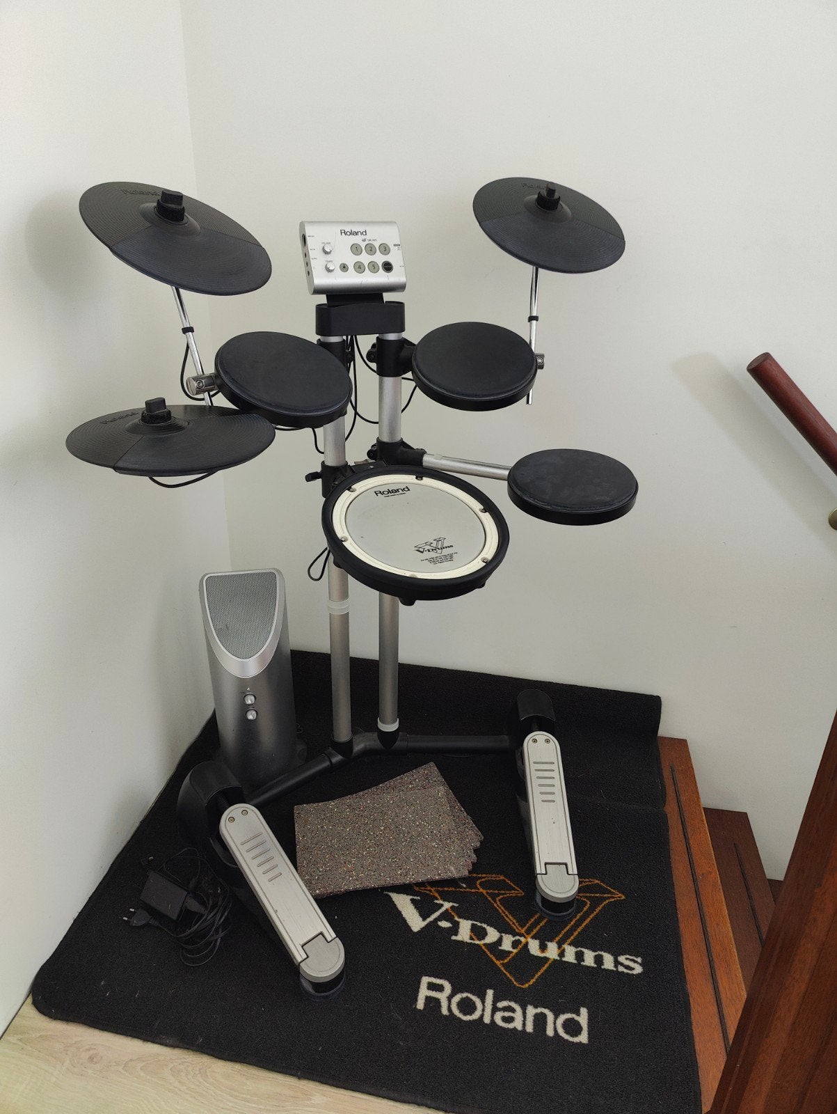 Roland V drumstel HD-1 met PM-01 subwoofer, Ophalen, Gebruikt, Roland, Elektronisch