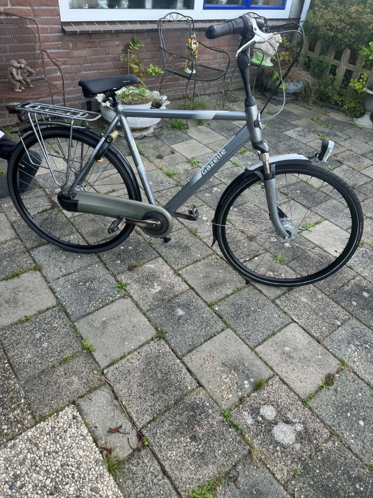 herenfiets, Fietsen en Brommers, Ophalen, Versnellingen, Zo goed als nieuw, 57 tot 61 cm