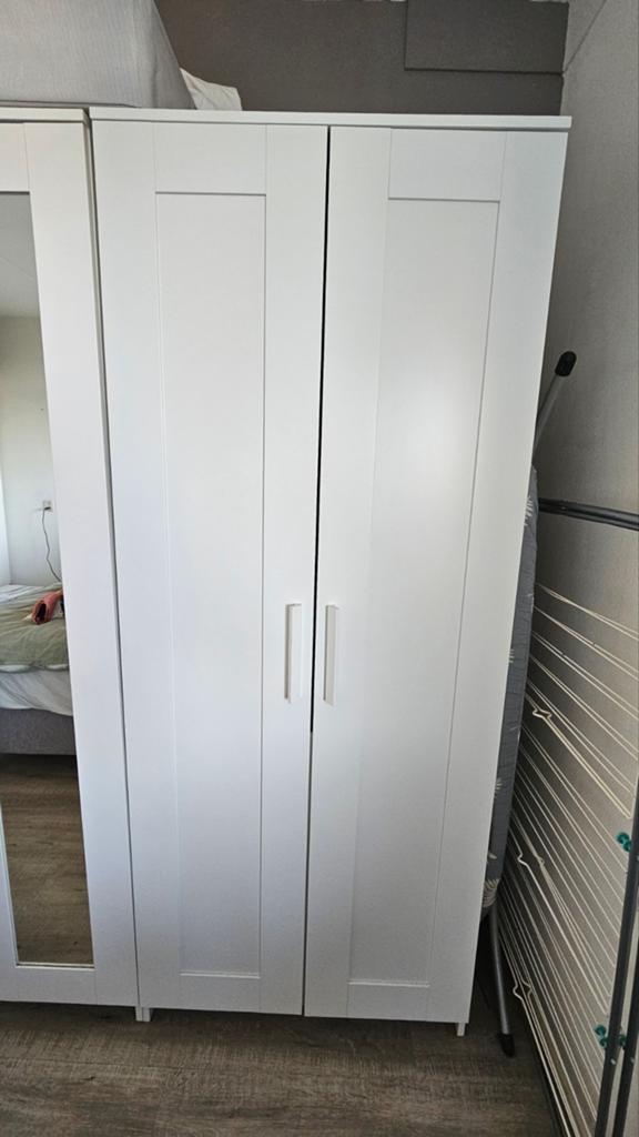 Ikea witte kledingkast met hang-/legruimte, Ophalen, Met deur(en), 50 tot 100 cm, Zo goed als nieuw