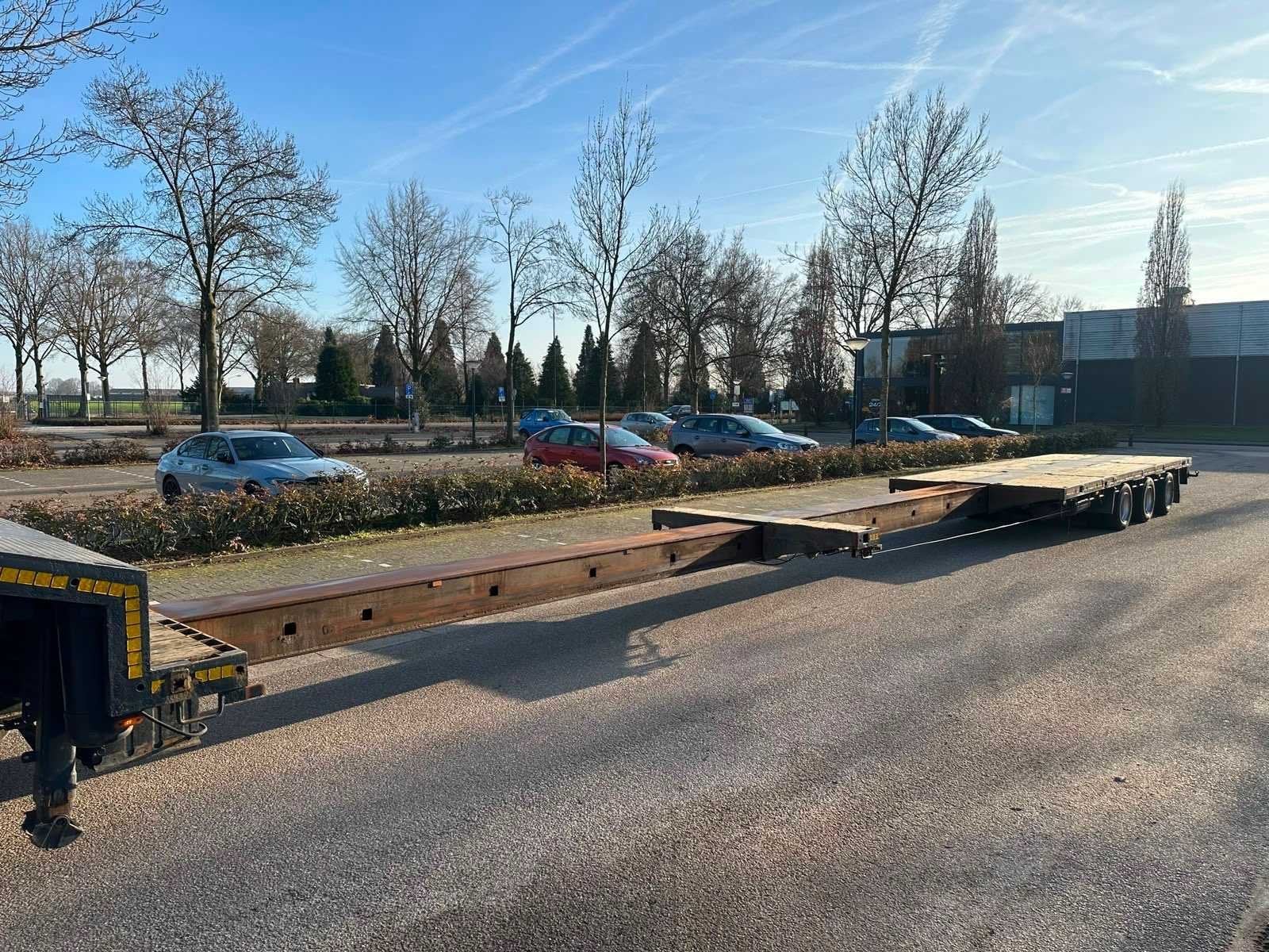 1997 Menke Janzen-Werlte dubbel uitschuifbare semi, Overige brandstoffen, Bedrijf, Aanhangers en Opleggers, Te koop