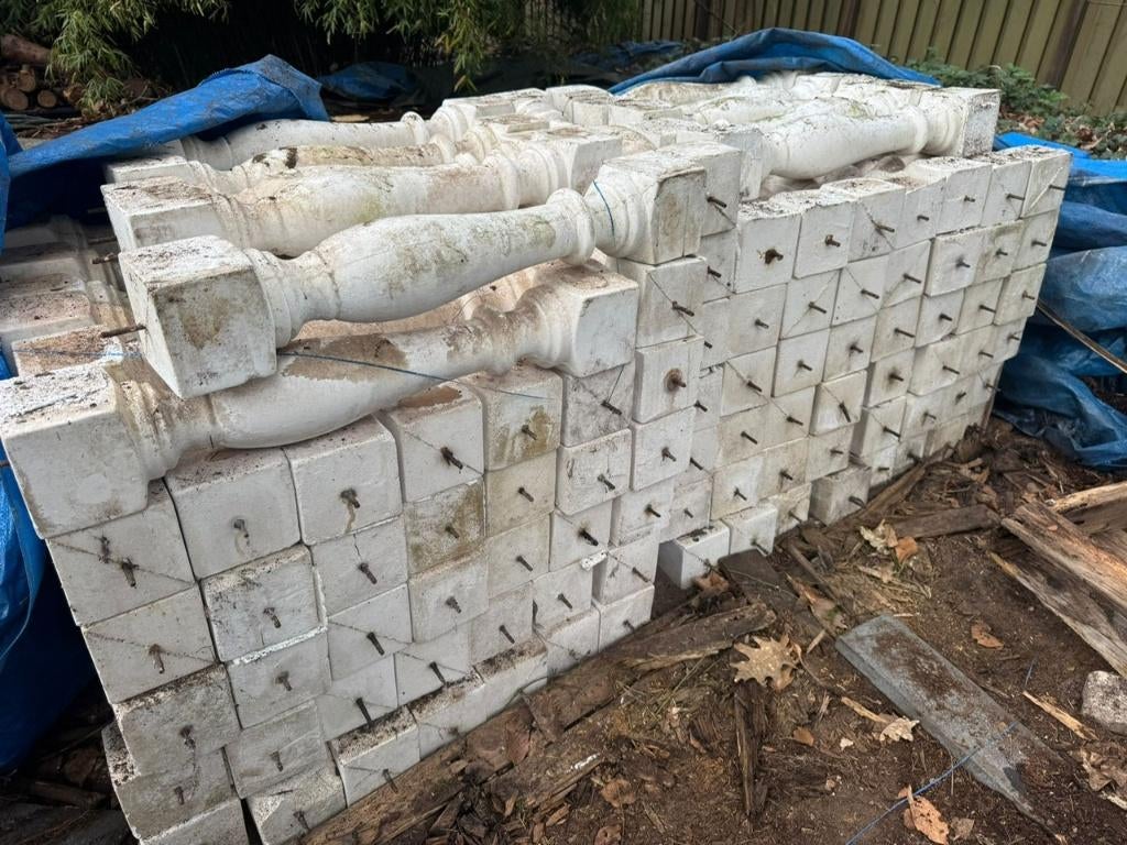 Prefab betonnen balustrades en liggers, Ophalen, Nieuw, Minder dan 180 cm, Palen