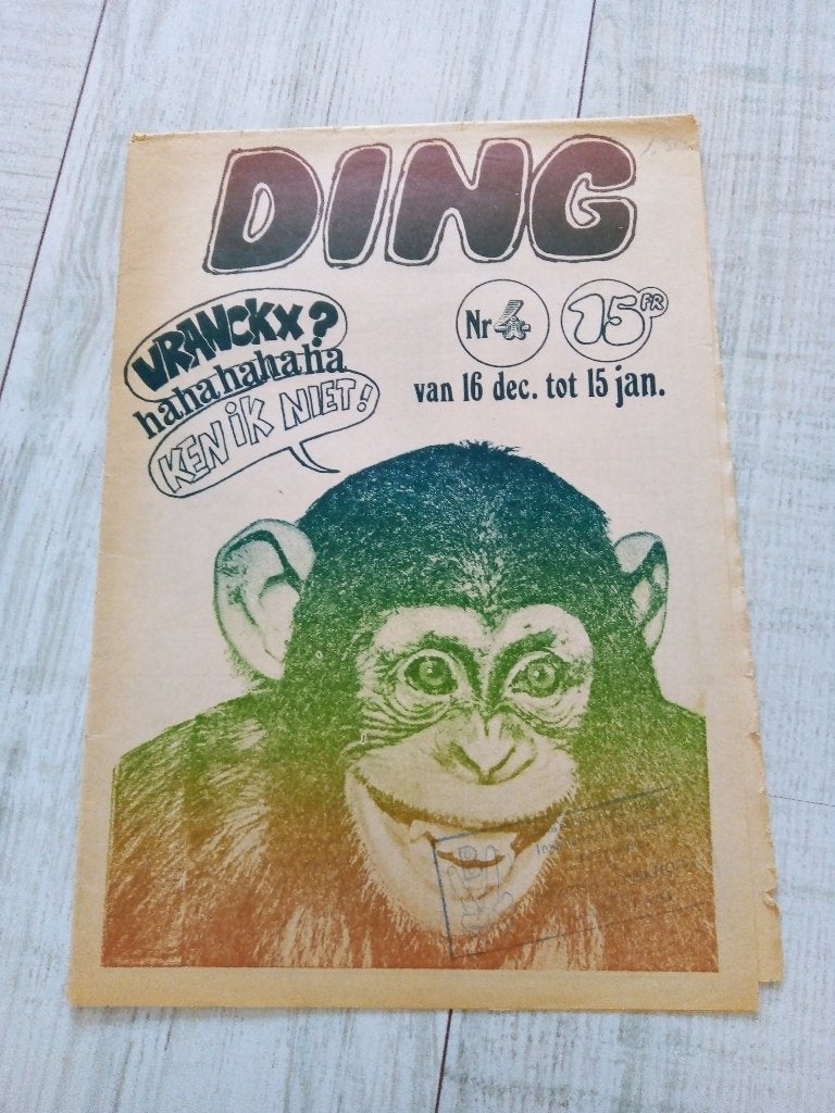 ding de onderwaterkrant nr.4 *1970* Robert crumb, Ophalen of Verzenden, Gelezen, Muziek, Film of Tv