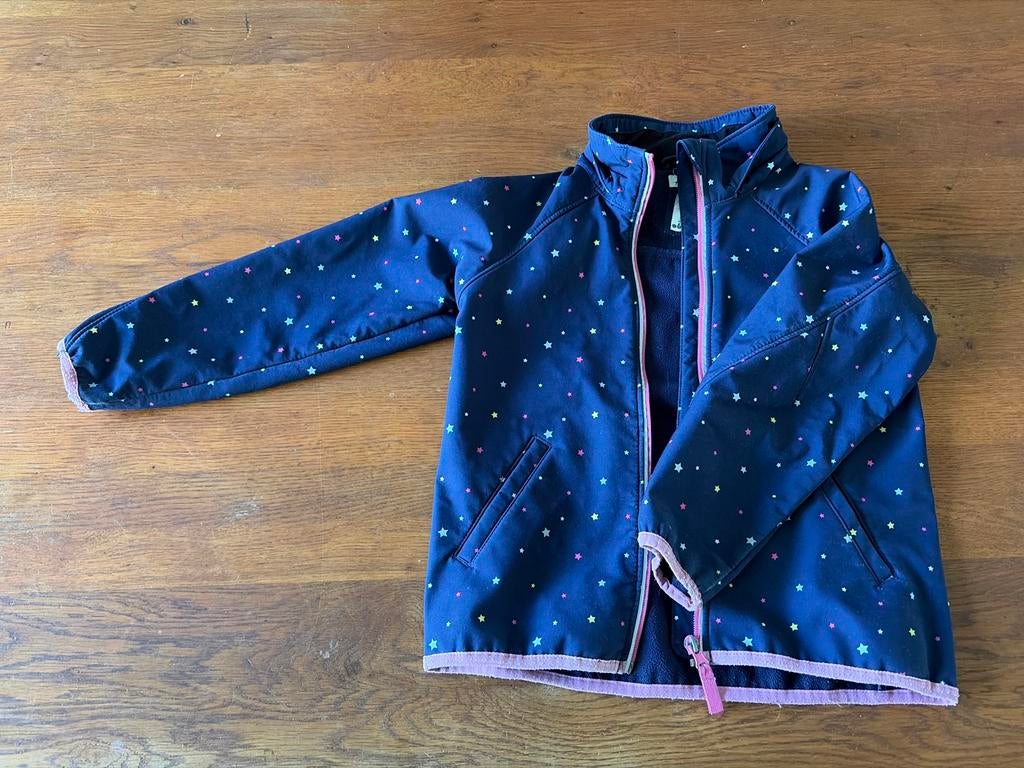 H&M Softshell Jasje met Sterrenprint - Maat 98/104, Kinderen en Baby's, Ophalen of Verzenden, Gebruikt, Meisje