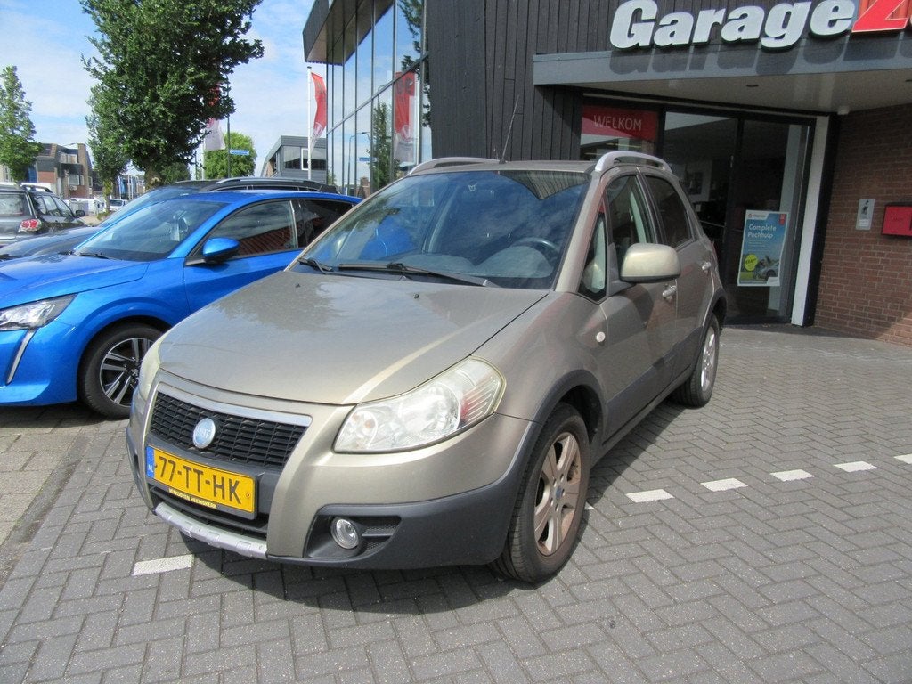 Fiat Sedici 1.6-16V Experience, Auto's, Stof, Gebruikt, Zwart, 4 cilinders