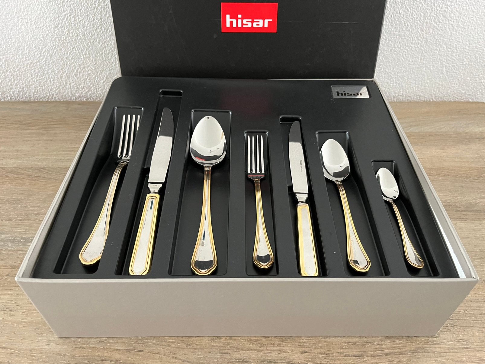 HISAR Floransa 84 delig Bestekset - Goldplated - Nieuw, Ophalen of Verzenden, Nieuw