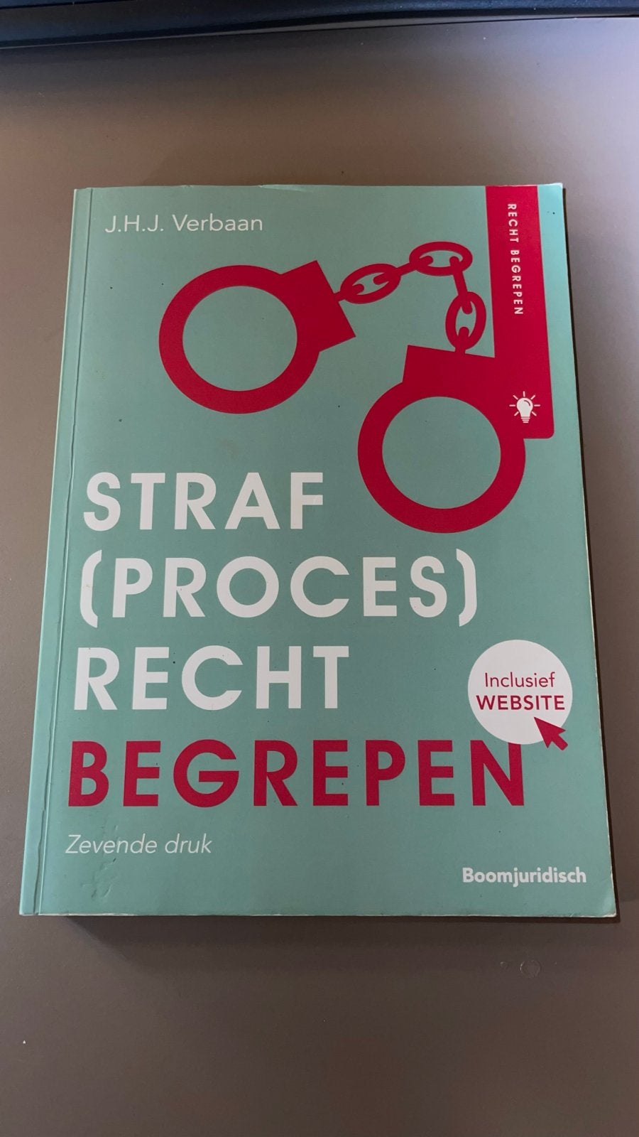 Straf(proces)recht Begrepen - J.H.J. Verbaan, Ophalen of Verzenden, Alpha, Zo goed als nieuw, HBO