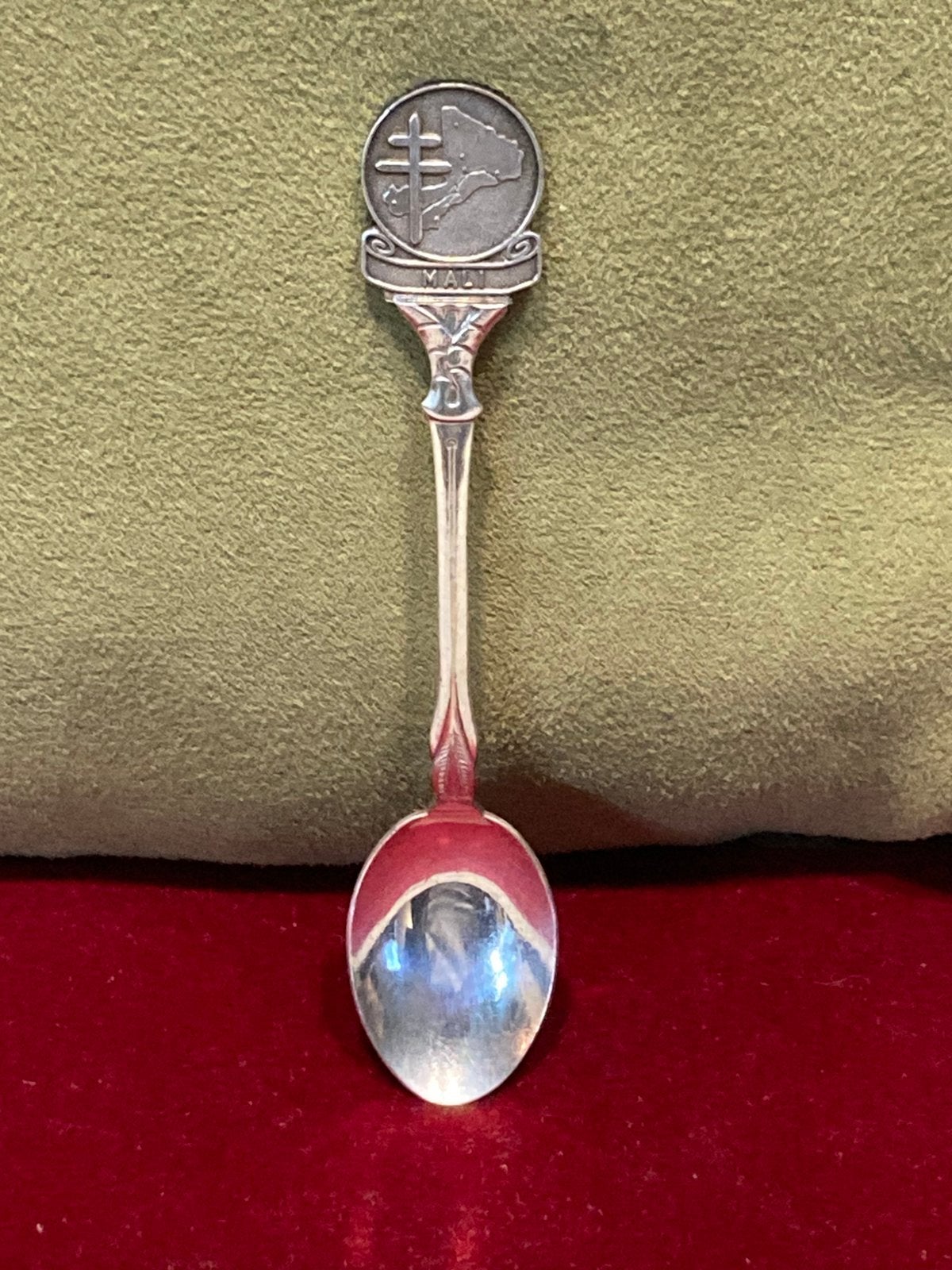 Theelepeltje Mali (040825), Ophalen of Verzenden, Gebruikt, Zilver