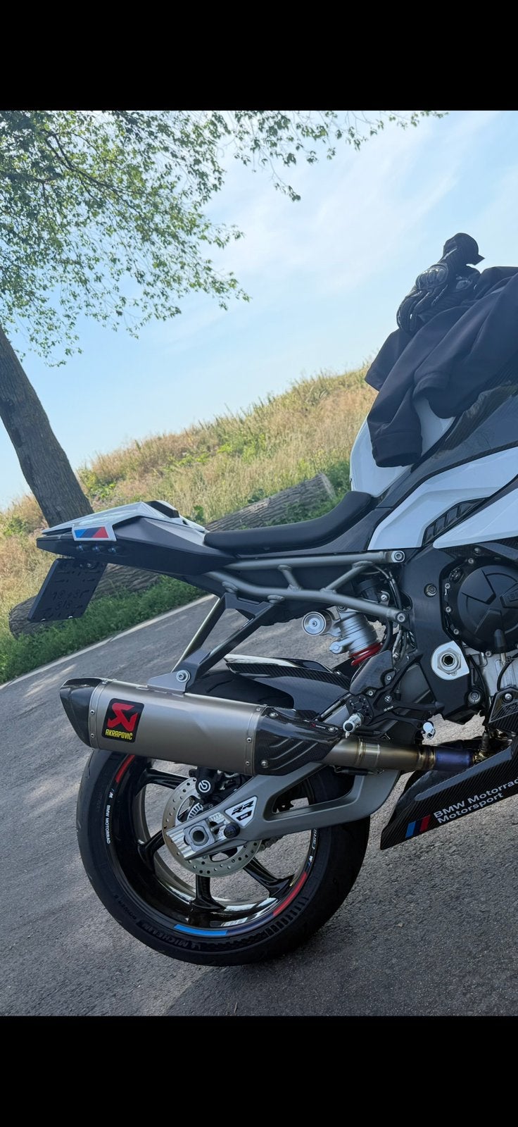 Akrapovic Evolution line titanium systeem, bmw s1000rr, Motoren, Onderdelen | BMW, Gebruikt, Ophalen of Verzenden