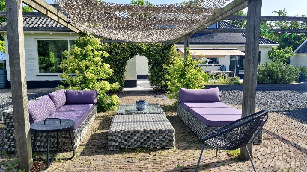 Loungeset voor op terras, Ophalen, Gebruikt