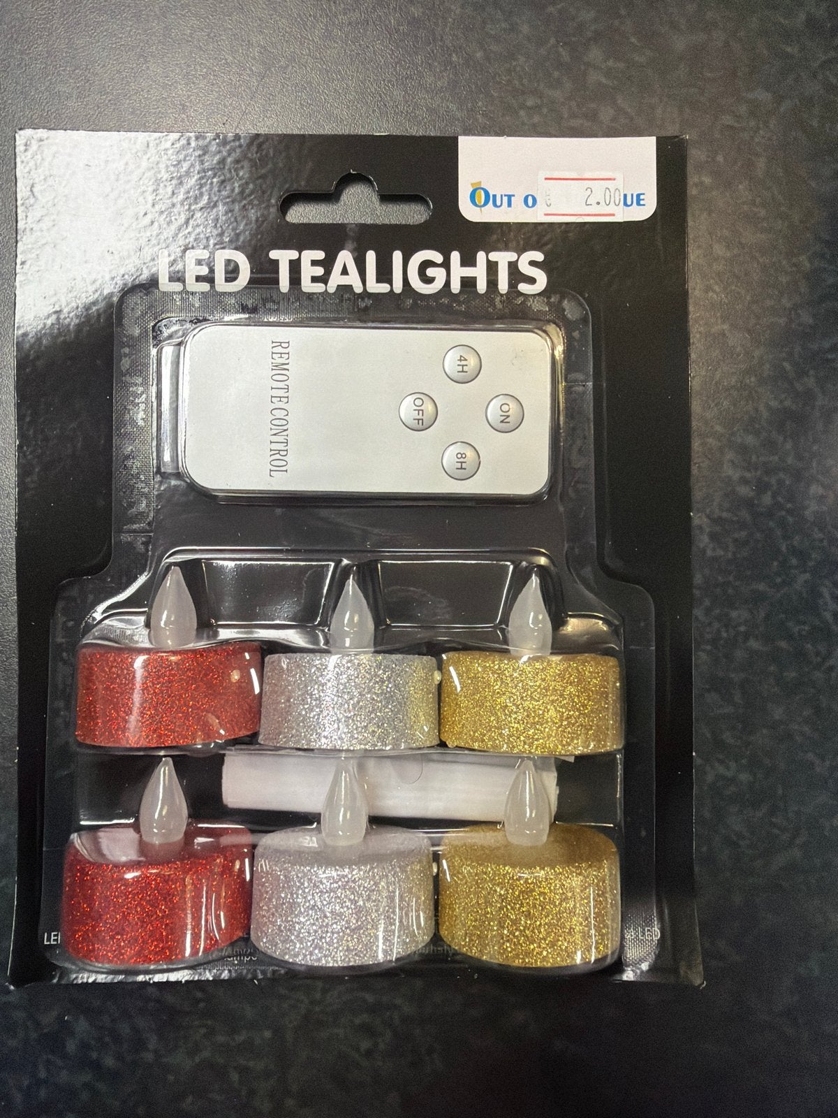 LED waxinelichtjes met afstandsbediening, diverse kleuren, Mvt, Kunststof, Meerkleurig, Overige merken