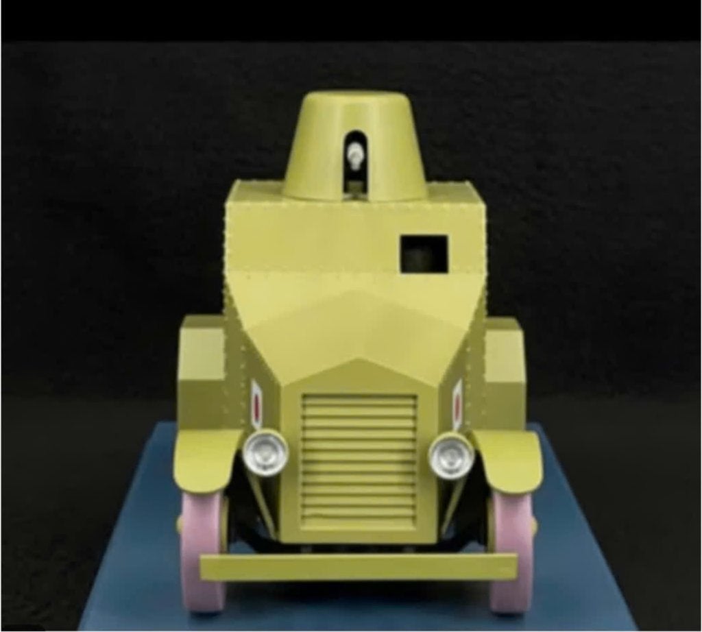 Gepantserde Tank Kuifje schaal 1/24 Les voitures TINTIN # 42, Hobby en Vrije tijd, Modelauto's | 1:24, Verzenden, Nieuw, Auto