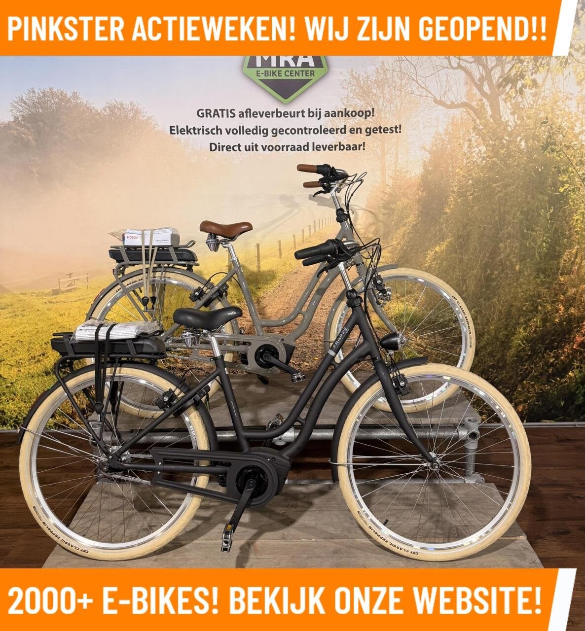Frappe FBC 200 en 201 Elektrische fiets met BOSCH motor!, 51 tot 55 cm, Nieuw, Overige merken