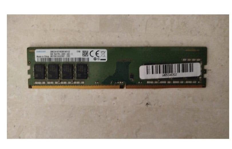 8GB PC DDR4 RAM - Samsung PC4-2400T DIMM - 2400Mhz, Ophalen, Gebruikt, DDR4, 8 GB