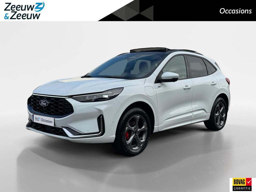 Ford Kuga 2.5 PHEV ST-Line X Panorama dak | Head-up display, Auto's, Ford, 12 maanden, 14 kWh, Gebruikt, Leder en Stof