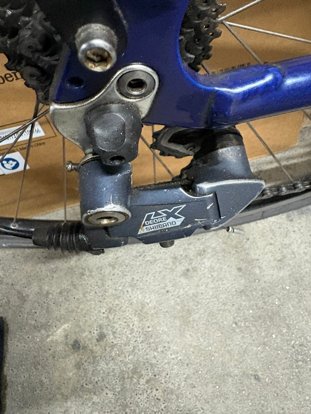 Santos STR01 Trekkingfiets - Blauw, Shimano Deore LX, Gebruikt, Velgrem, Versnellingen, 53 tot 57 cm