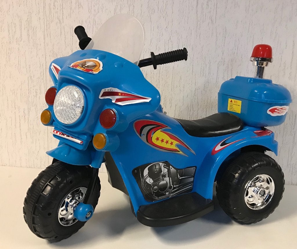 Kinders motor diverse kleuren 6v Sirene - -geluid, Nieuw