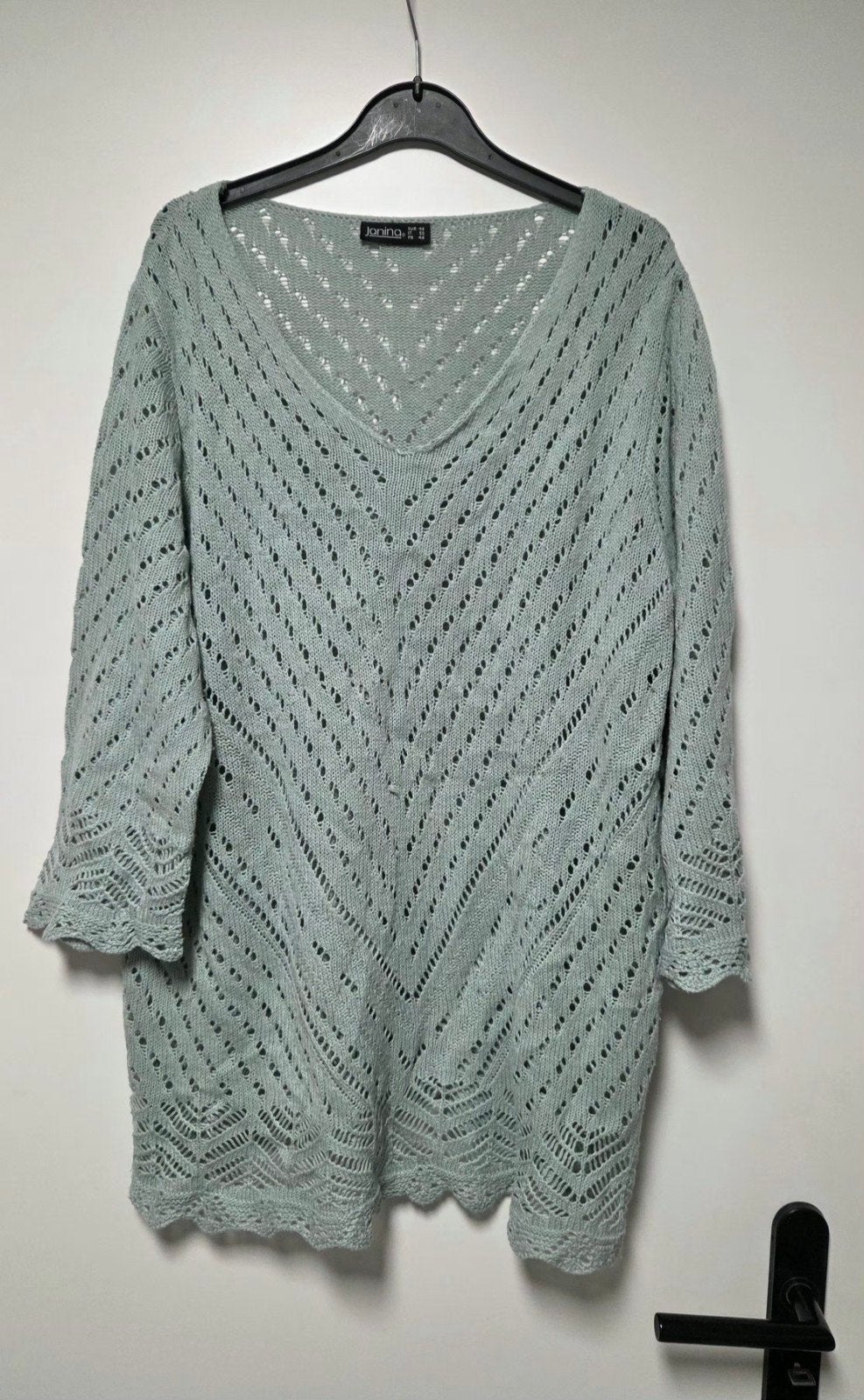 leuke gehaakte trui maat 3XL/46, Kleding | Dames, Trui of Vest, Ophalen of Verzenden, Zo goed als nieuw, Janina