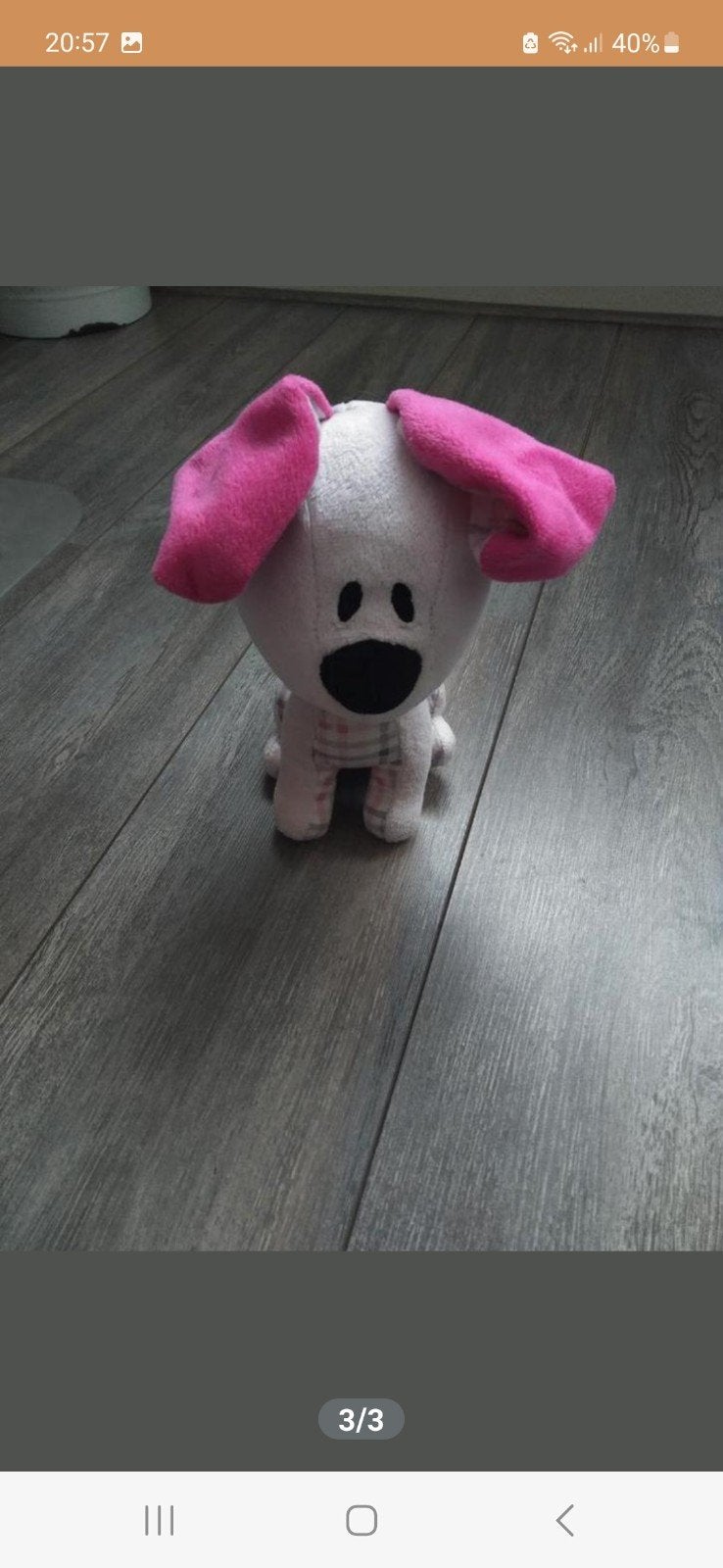 Pip knuffel, Gebruikt, Overige karakters, Roze, Klein (minder dan 20 cm)