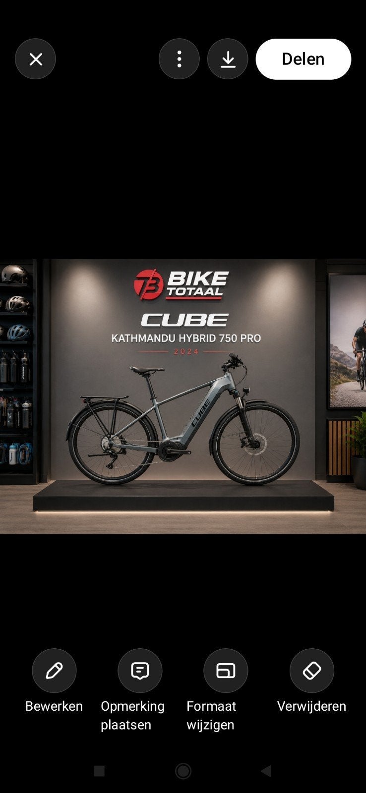 Cube Kathmandu Hybrid 750 Pro 2024 E-bike, Ophalen of Verzenden, Zo goed als nieuw, Cube, 59 cm of meer