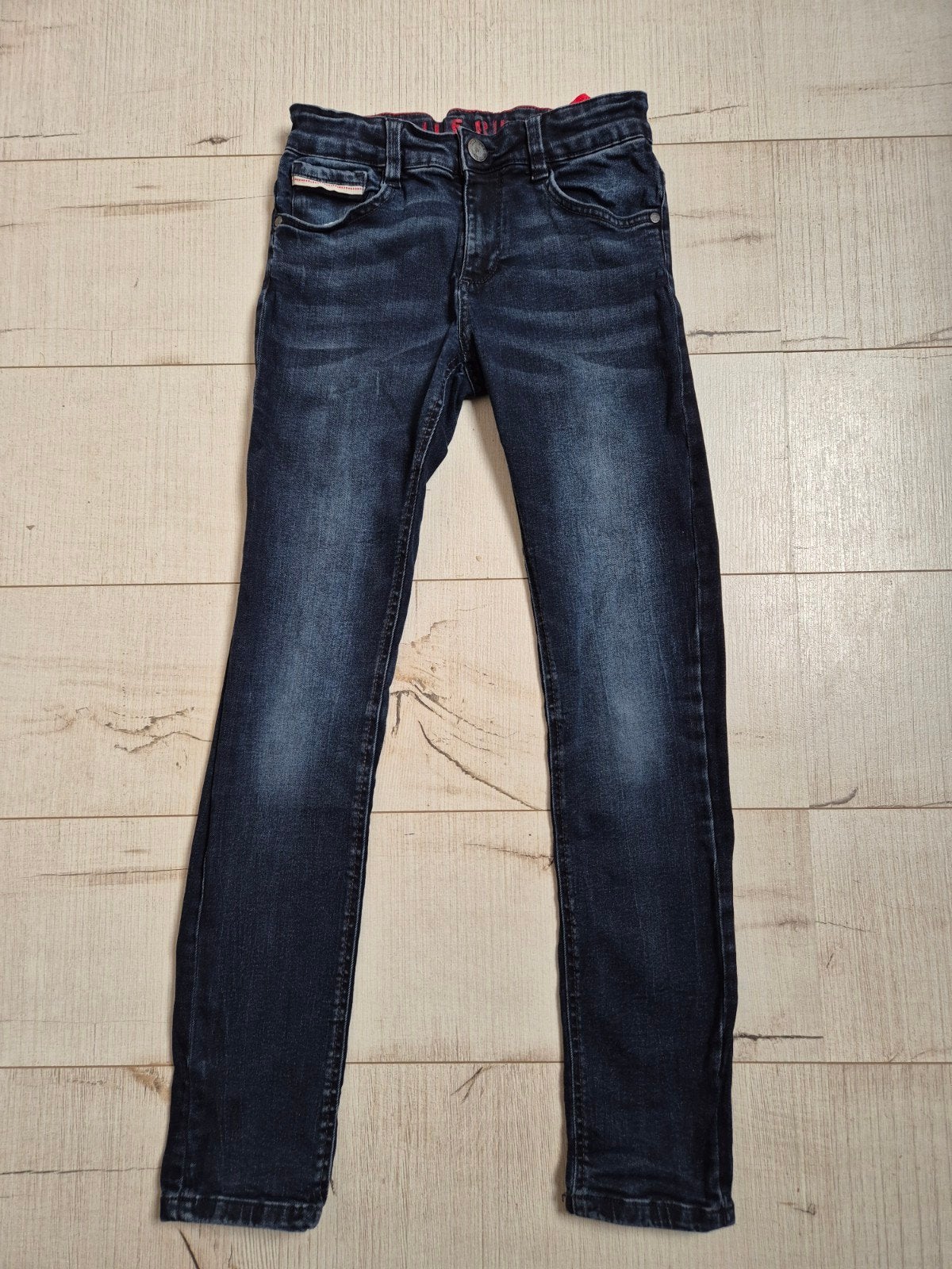 Donker blauwe SLIM jeans mt 152 (Blue Ridge), Ophalen, Zo goed als nieuw, Blue Ridge, Jongen