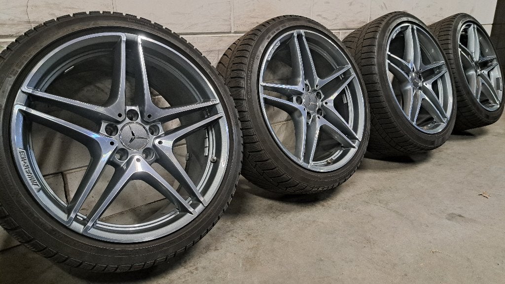 Mercedes C63 C63 S AMG velgen W205 S205 245/35/19 265/35/19, Auto-onderdelen, 19 inch, Banden en Velgen, Personenwagen, Gebruikt