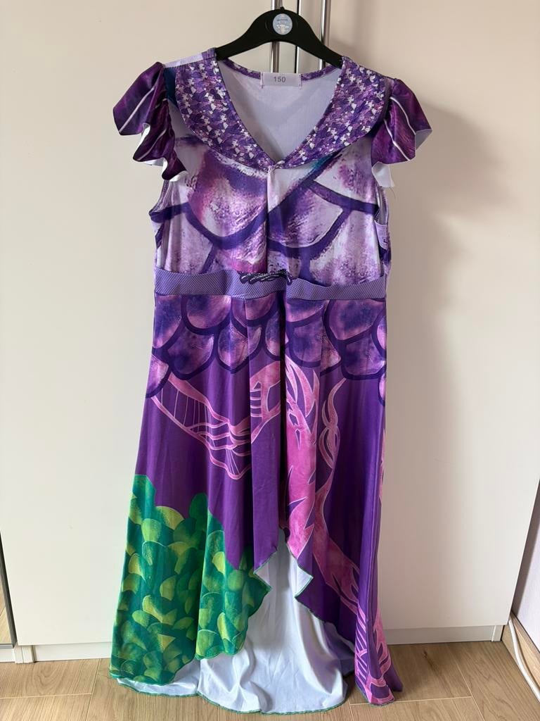 Disney descendants Mal jurk, Ophalen of Verzenden, Zo goed als nieuw, 146 t/m 152, Meisje