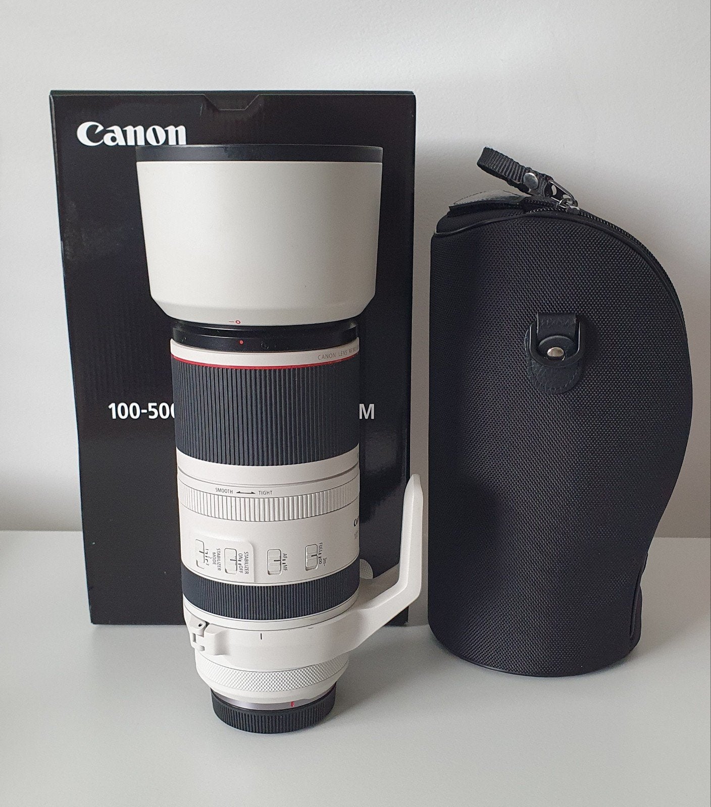 Canon RF 100-500mm f4.5-7.1L IS USM lens, Ophalen of Verzenden, Zo goed als nieuw, Canon, Telelens