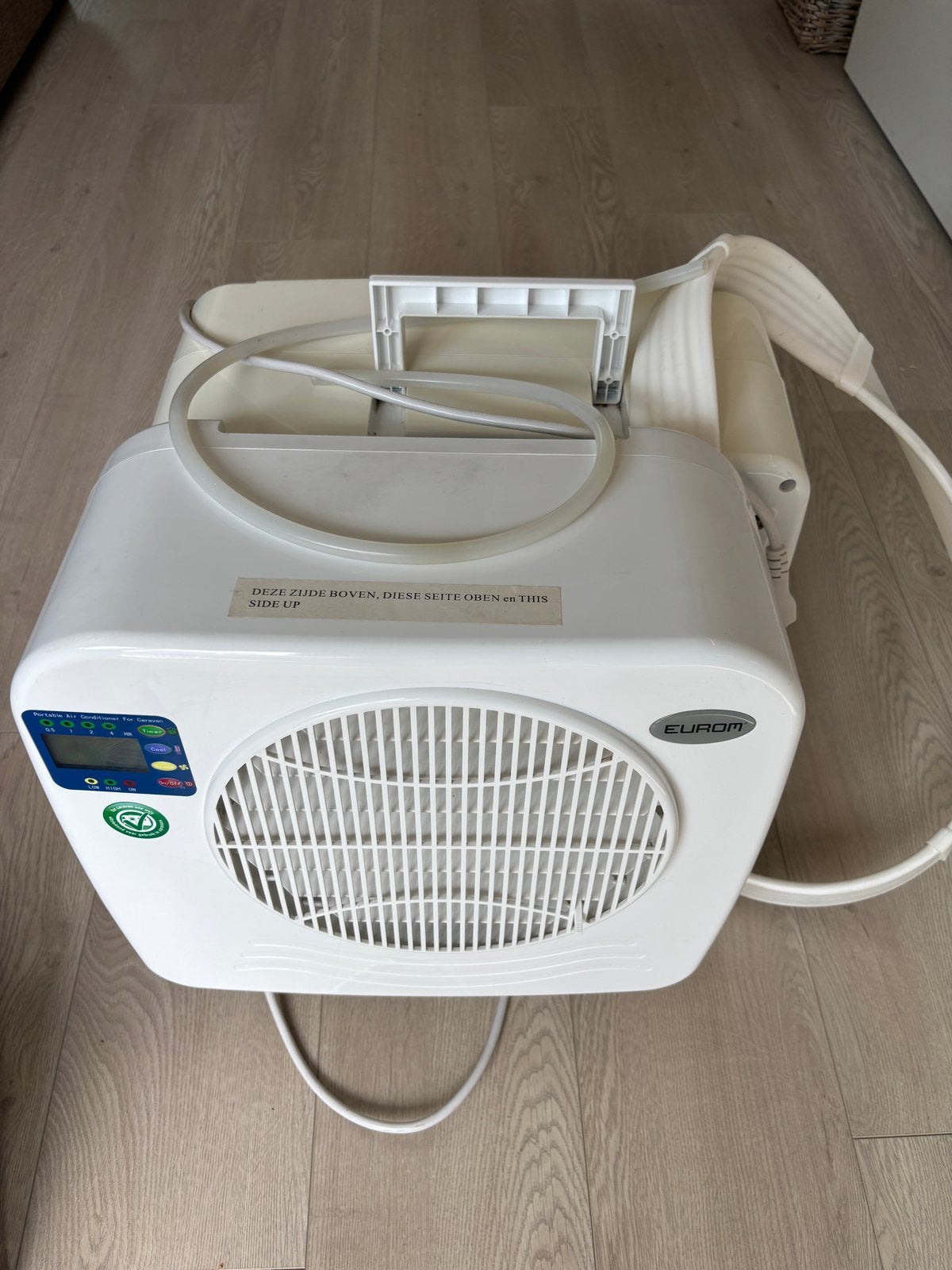 Eurom AC2401 Mobiele Caravan Airco, Witgoed en Apparatuur, Airco's, Ophalen, Gebruikt, Minder dan 60 m³, Timer