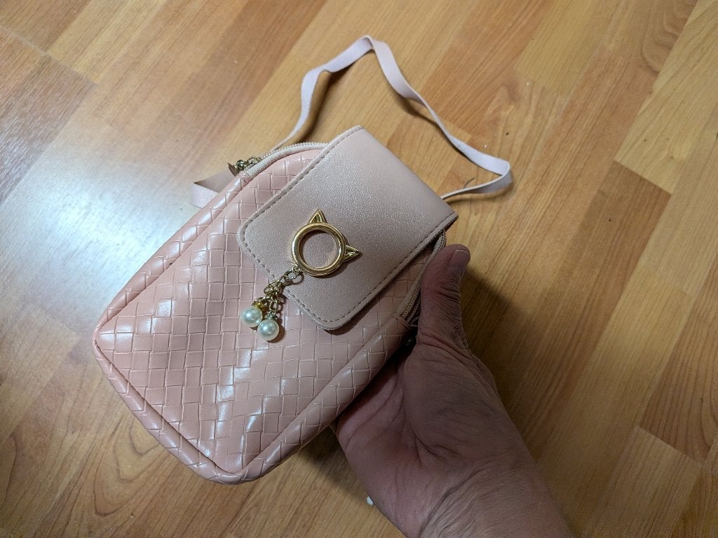 Tas gsm past er perfect in, Sieraden, Tassen en Uiterlijk, Tassen | Damestassen, Ophalen of Verzenden, Zo goed als nieuw, Roze
