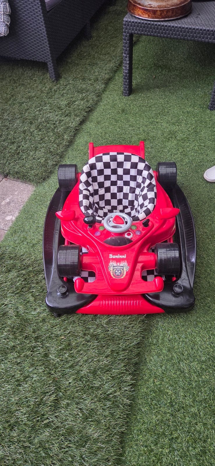 Baninni Formule 1 Loopstoel - Rood, Ophalen, Zo goed als nieuw