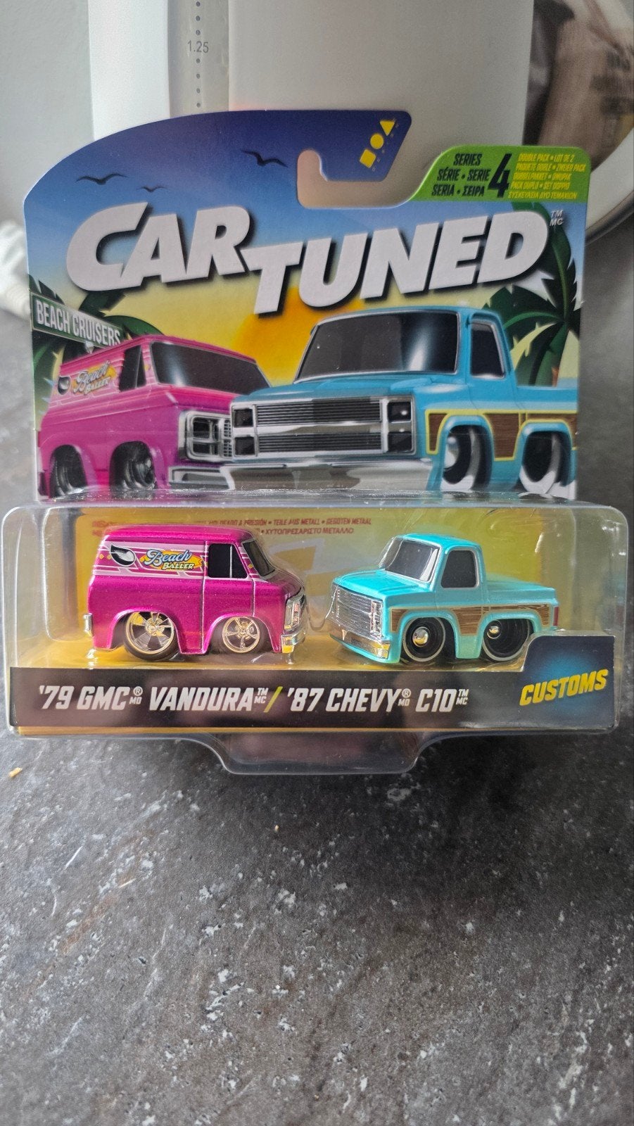 1:64 Car Tuned '79 GMC Vandura & '87 Chevy C10, Ophalen of Verzenden, Nieuw
